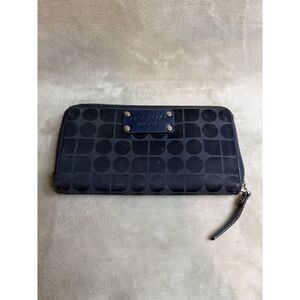 Kate Spade Neda Thompson Street Noel Navy‎ Zip Around Wallet